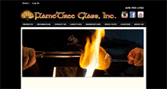 Desktop Screenshot of flametreeglass.com