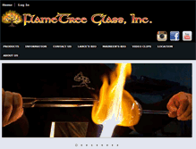 Tablet Screenshot of flametreeglass.com